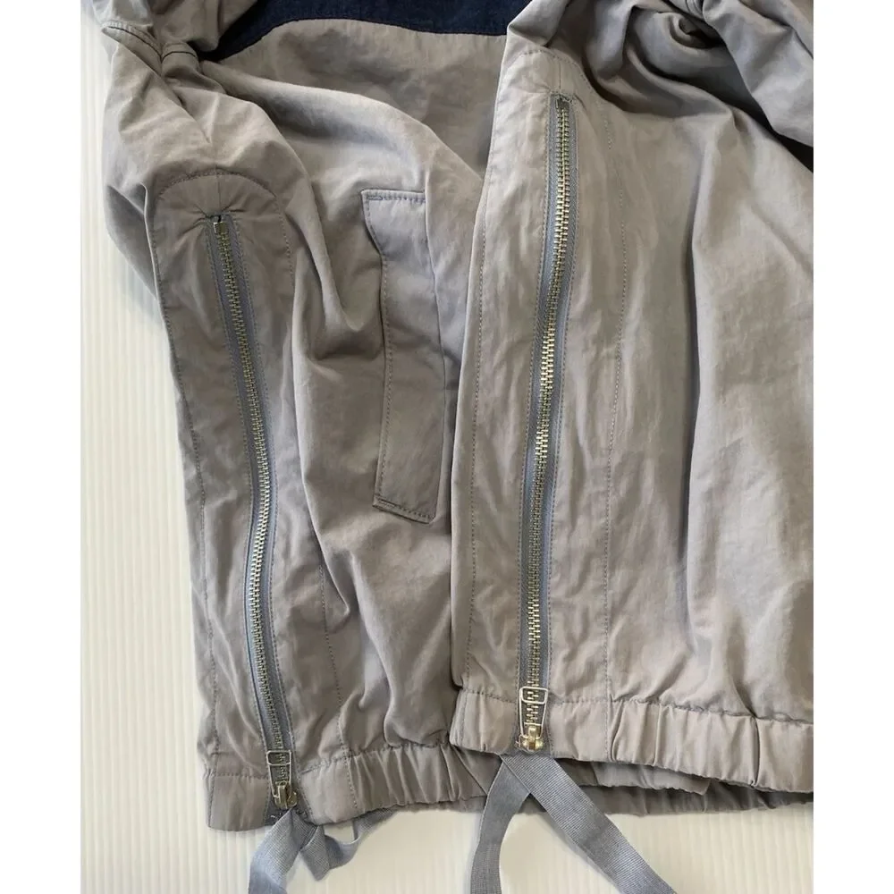 Levi’s Made & Crafted Men's Size M Hooded Popover Pockets Windbreaker Jacket